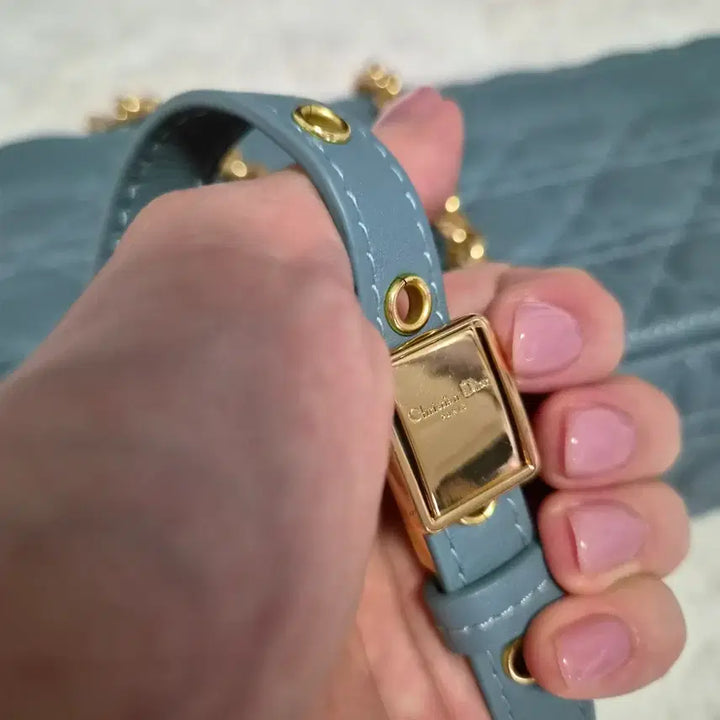 [BUNJANG] Premium Blue Quilted Bag / 고급 블루 퀼팅백
