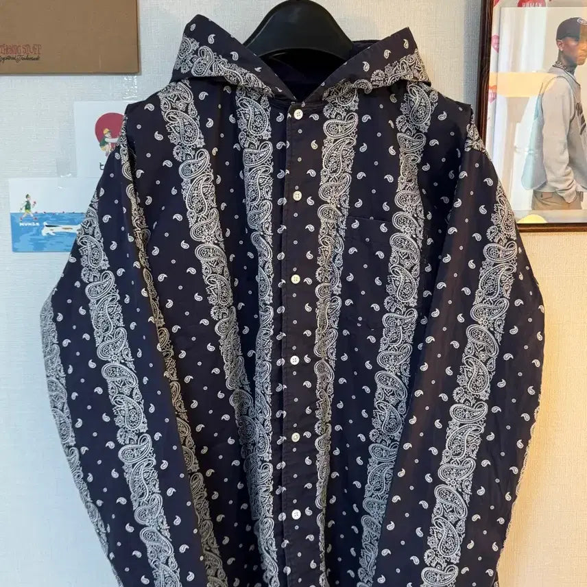 [BUNJANG] Beams Paisley Bandana Hooded Jacket / [M]Beams 빔즈 페이즐리 반다나 후드 자켓