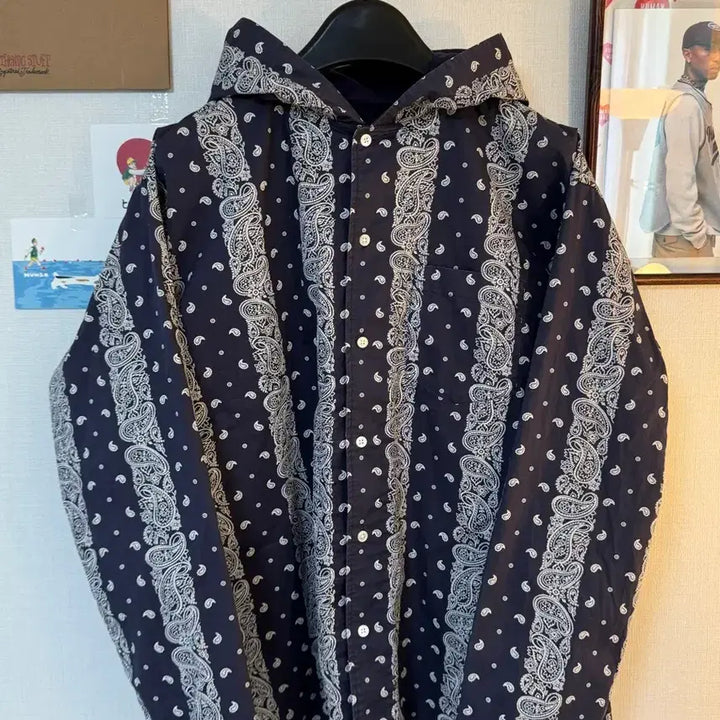[BUNJANG] Beams Paisley Bandana Hooded Jacket / [M]Beams 빔즈 페이즐리 반다나 후드 자켓