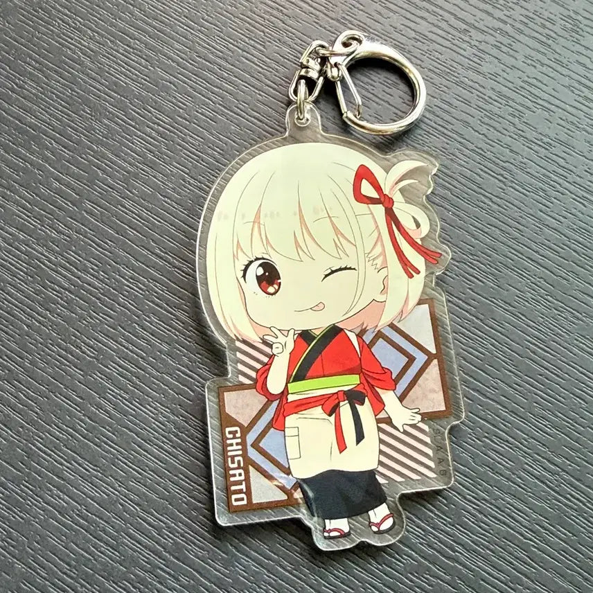 [BUNJANG] Lycoris Recoil Chisato Nishikigi Acrylic Keychain / 리코리스 리코일 니시키기 치사토 아크릴 키링