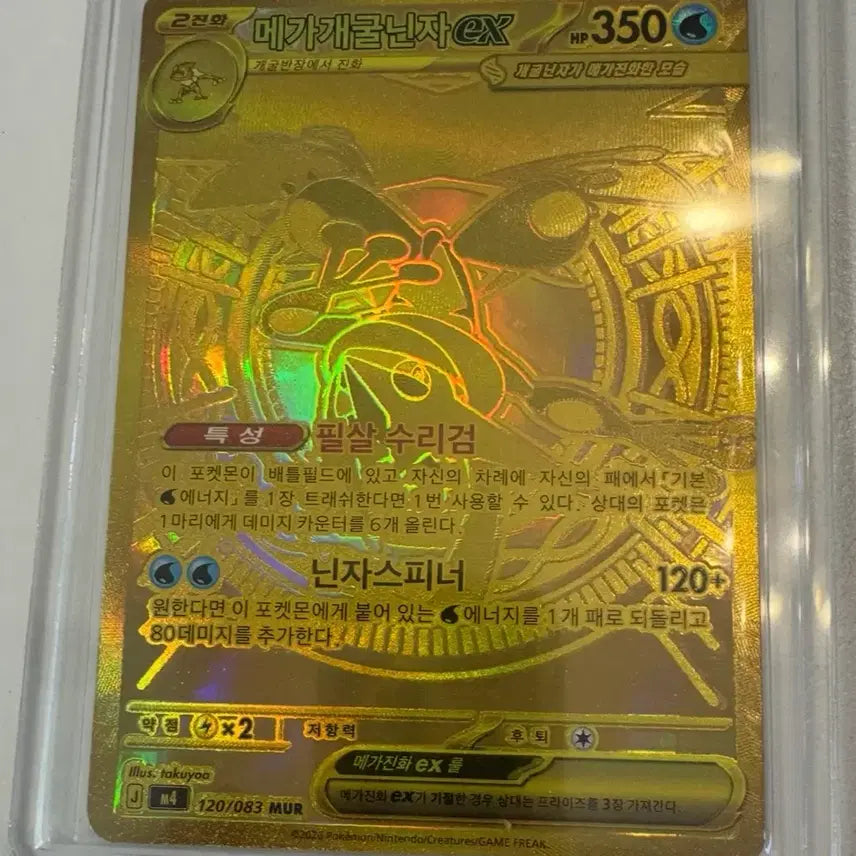 [BUNJANG] Mega Blastoise EX Mur Trading Card / 메가개굴닌자ex mur