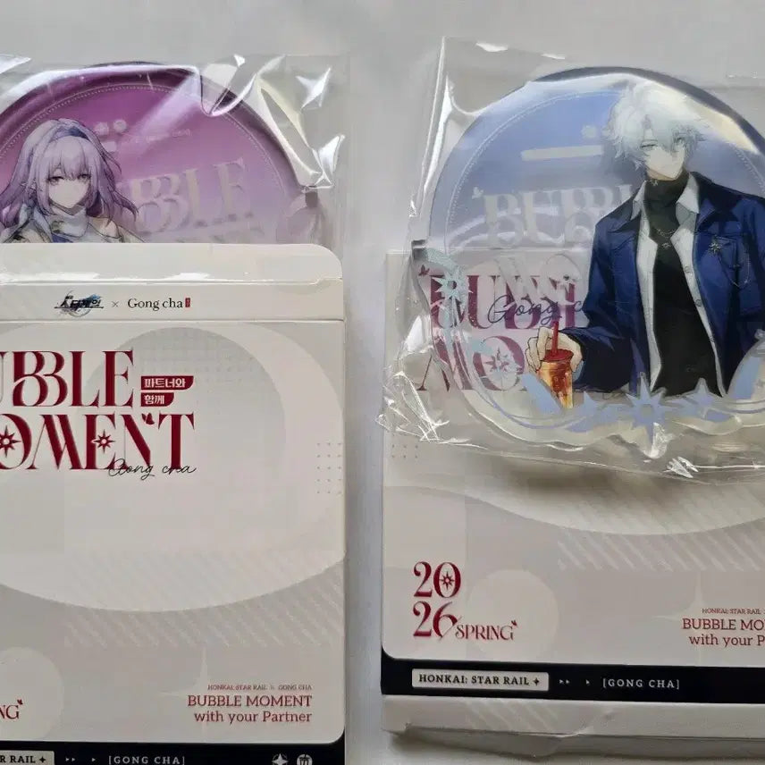 [SOLD OUT] 붕괴 스타레일 공차 카스토리스, 파이논 아크릴 코스터 2종