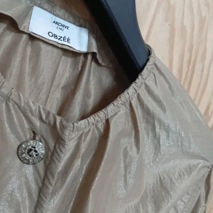 [BUNJANG] BONOTTO Shiny Sheer Windbreaker Jacket / 오브제 이태리 BONOTTO 광택나는 시어 바람막이 쟈켓