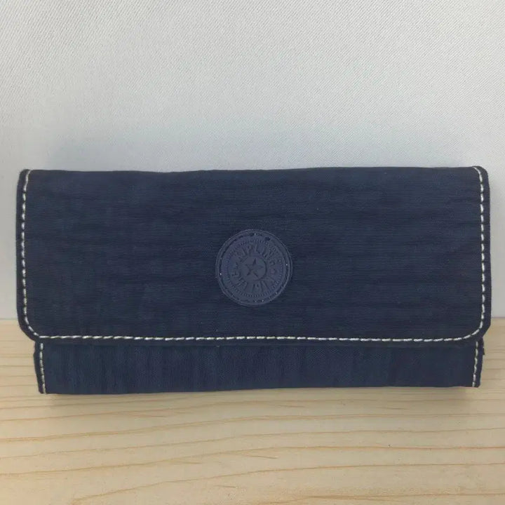 [BUNJANG] Kipling Navy Nylon Long Wallet / 새상품) 정품 키플링 네이비 나일론 소재 장지갑