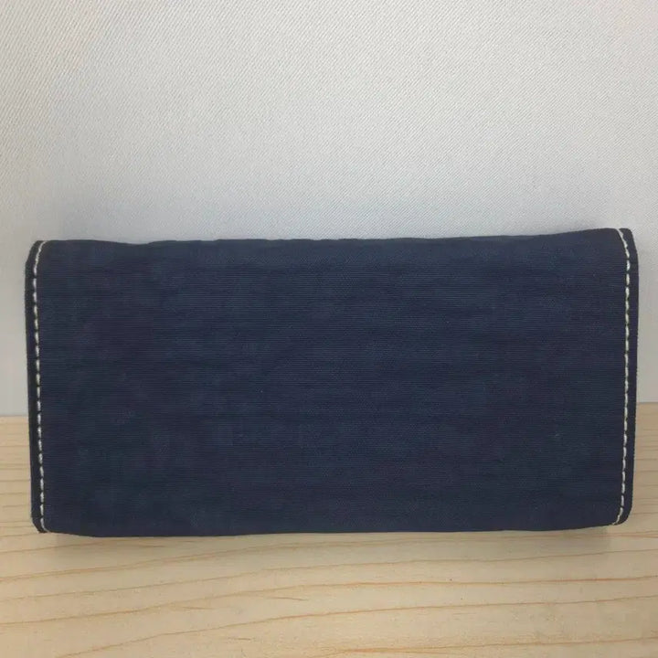 [BUNJANG] Kipling Navy Nylon Long Wallet / 새상품) 정품 키플링 네이비 나일론 소재 장지갑