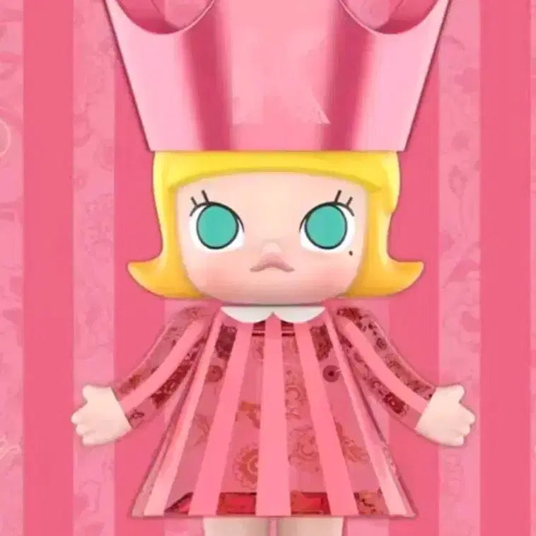 [BUNJANG] Pop Mart Limited Edition Mega Royal Pink Princess Molly Figure / 정품 팝마트 한정판 메가 로얄 핑크 공주 몰리