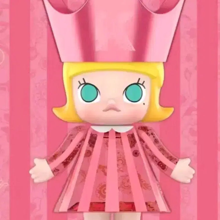 [BUNJANG] Pop Mart Limited Edition Mega Royal Pink Princess Molly Figure / 정품 팝마트 한정판 메가 로얄 핑크 공주 몰리