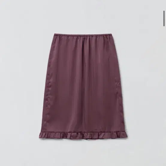 [BUNJANG] MAZONE Frill Layered Satin Skirt / 마조네 새틴 스커트 FRILL LAYERED SATIN SKIRT