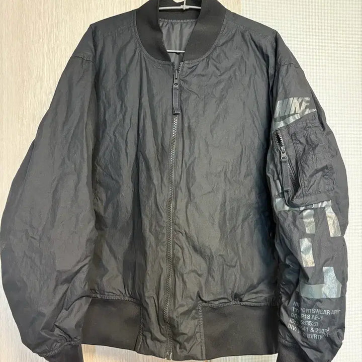 [BUNJANG] Nike Reversible MA-1 Style Bomber Jacket / 나이키 리버시블 항공점퍼