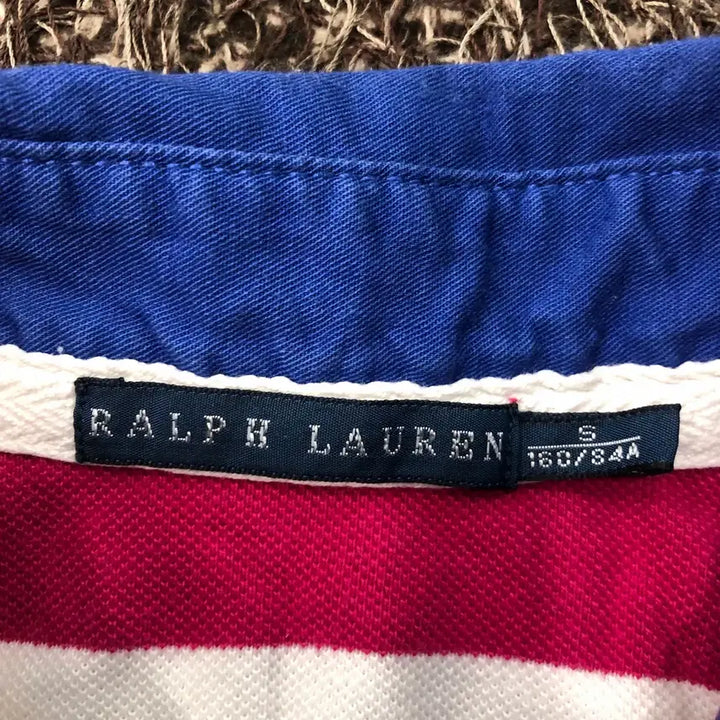 [BUNJANG] Polo Ralph Lauren Striped Rugby T-Shirt / S 폴로 랄프로렌 스트라이프 럭비티 반팔 티셔츠