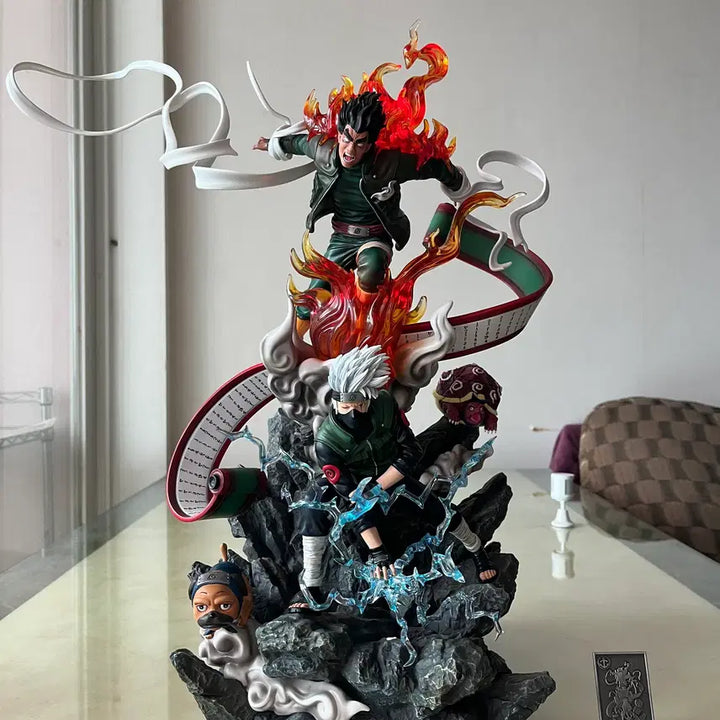 [BUNJANG] CW x SURGE Naruto Guy &amp; Kakashi Resin Figure / 가이, 카카시 CW x SURGE 나루토 레진 피규어