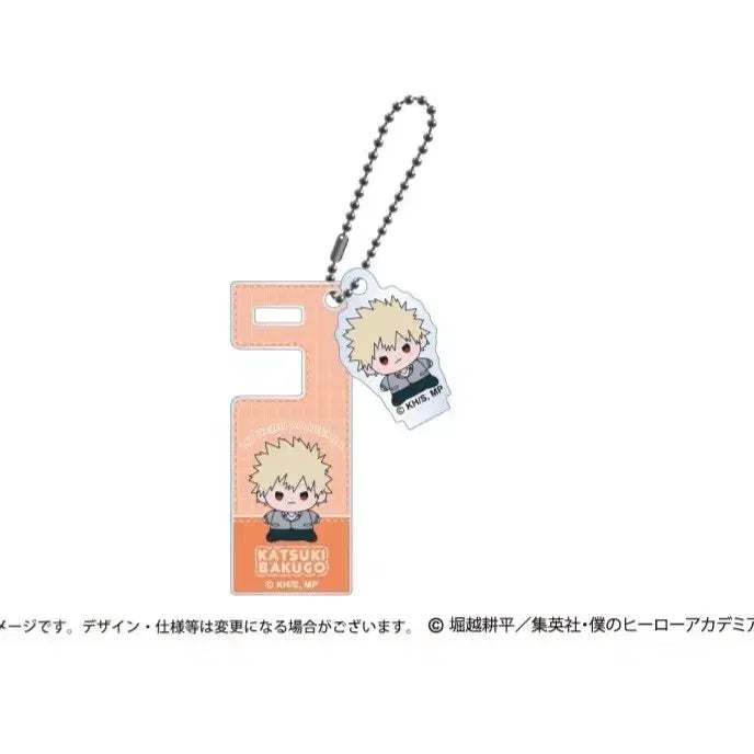 [BUNJANG] My Hero Academia Bakugo Smartphone Stand Keychain / 히로아카 나히아 바쿠고 스마트폰 거치대 열쇠고리 키링