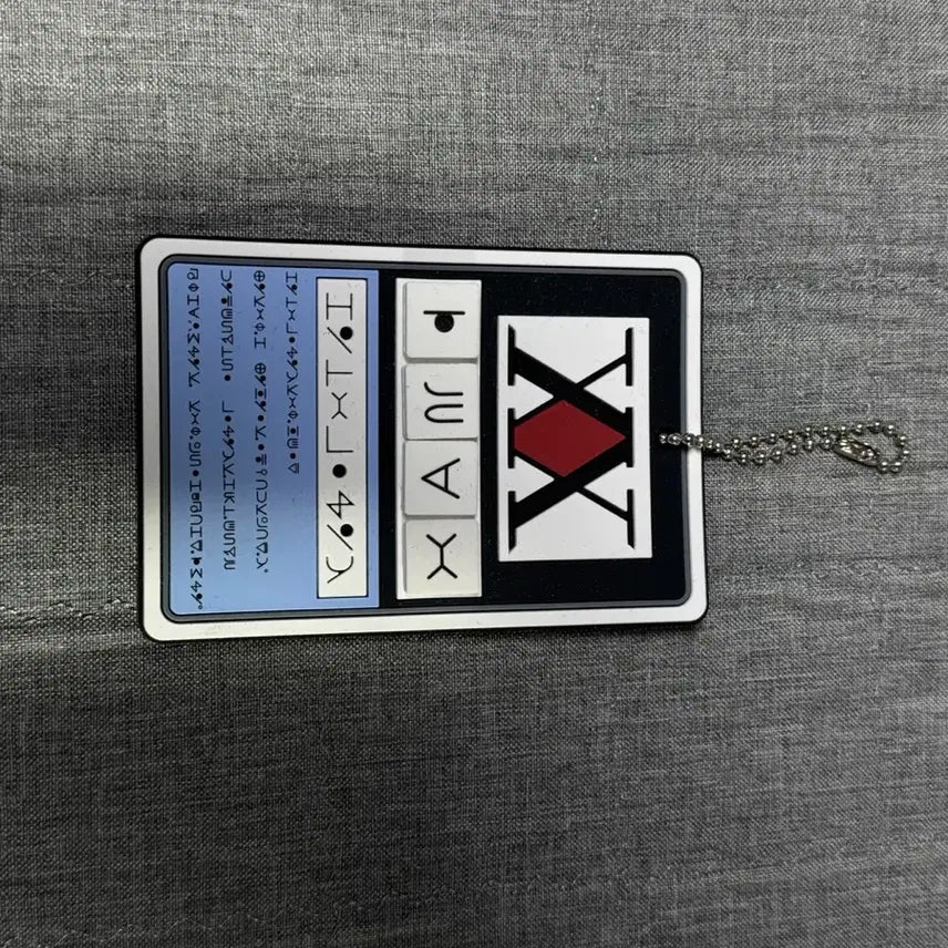 [BUNJANG] Hunter x Hunter Gon Freecss License Killua Custom Keychain / 헌터헌터 헌터라이센스 키르아