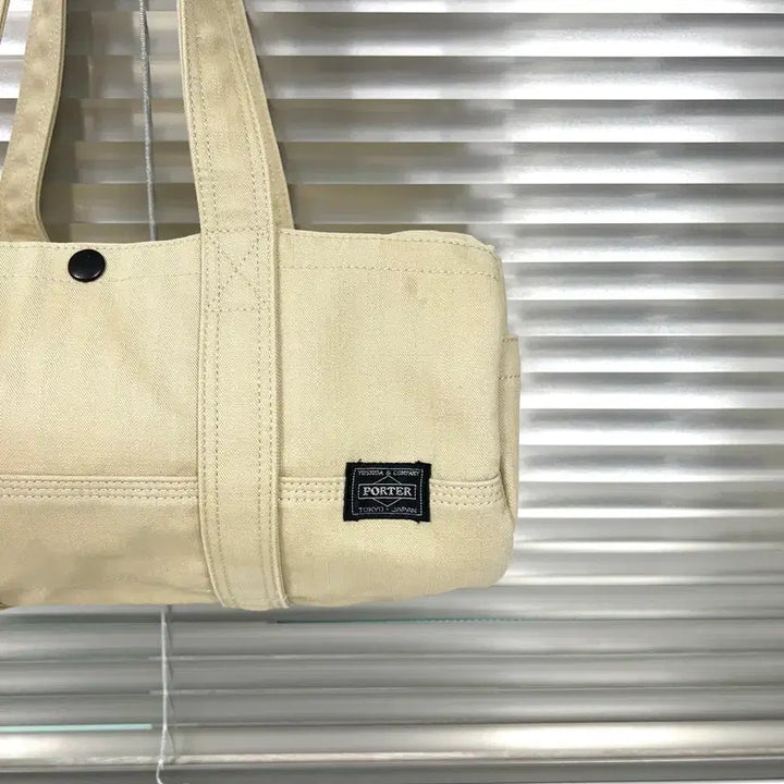 [BUNJANG] Porter Canvas Boston Bag (Beige) / PORTER-CANVAS BOSTON BAG(Beige) 포터 보스턴백