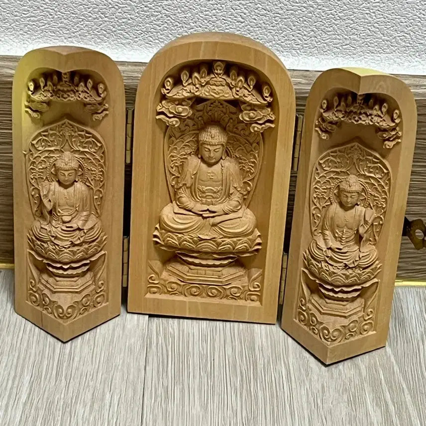 [BUNJANG] Wooden Buddha Statue / 불상 나무 무료배송