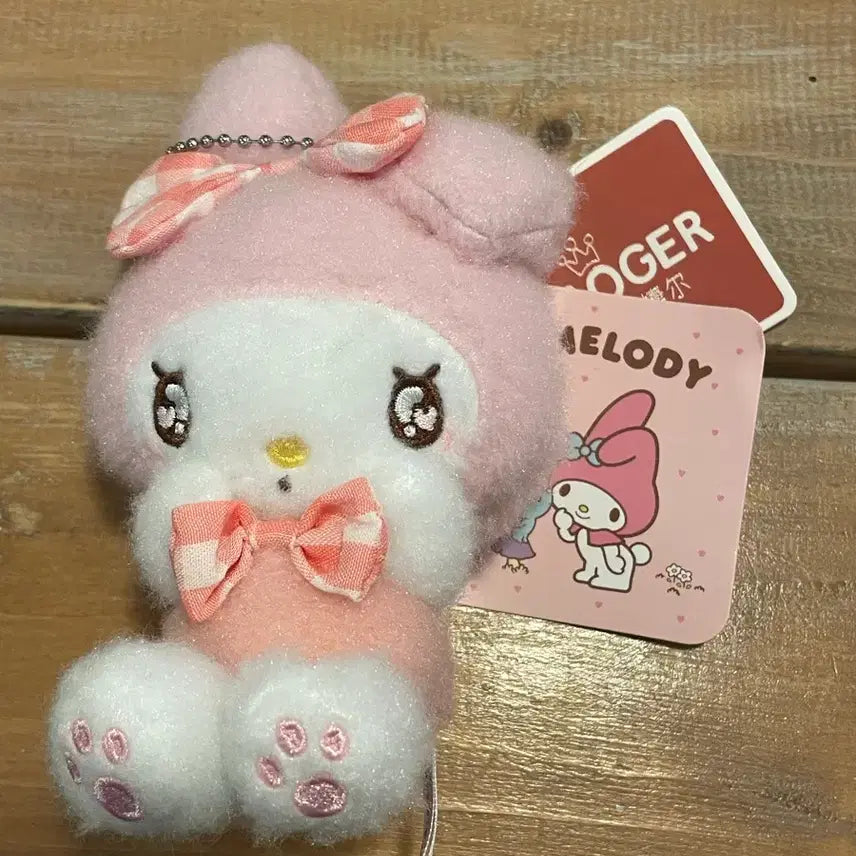[BUNJANG] Sanrio My Melody Pastel Plush Keyring / 파스텔 마이멜로디 인형키링 새상품