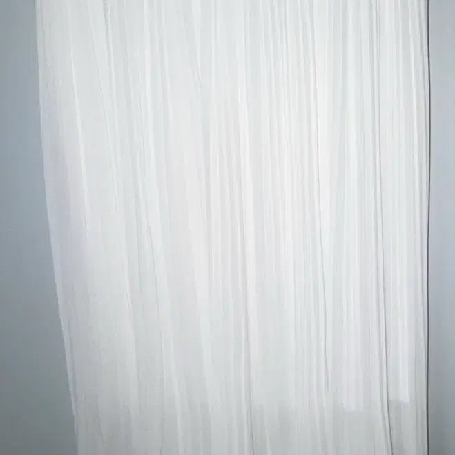 [BUNJANG] Sweet Latte Chiffon Pleated Long Skirt White / 하늘하늘 쉬폰 주름 롱스커트 화이트 / 에이블리 스윗라떼