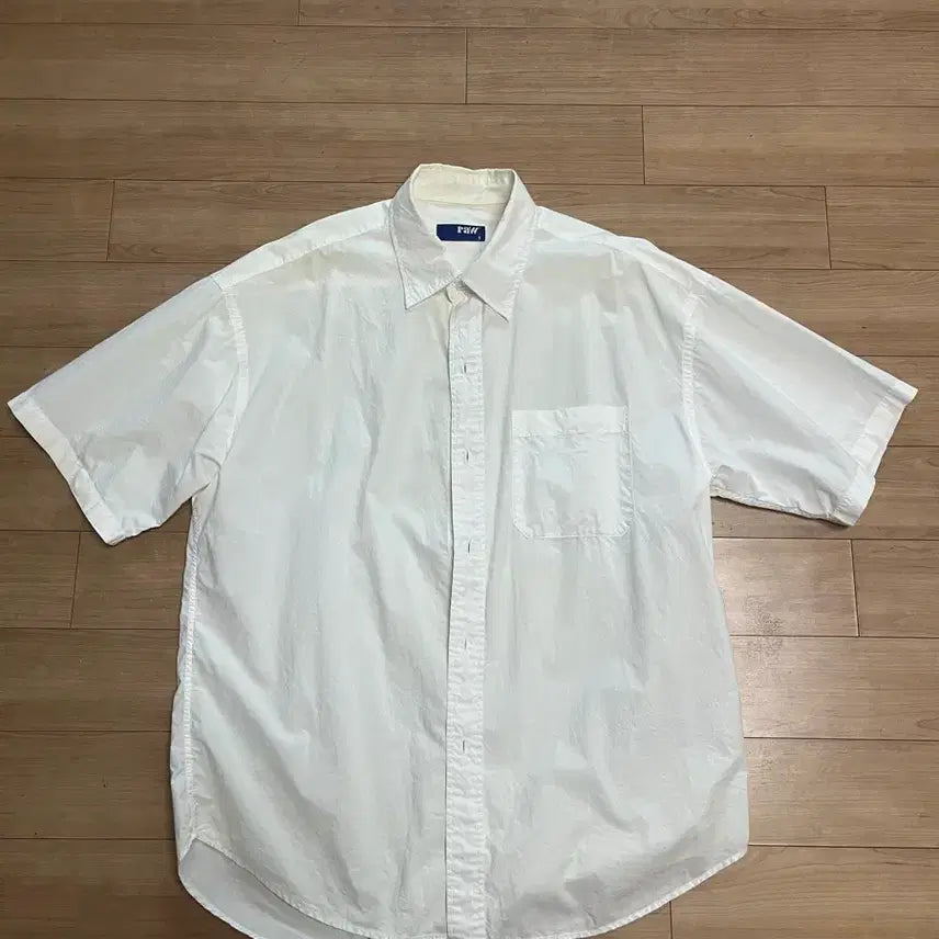 [BUNJANG] Blindfiles Sum Oxford Short Sleeve Shirt / 블라인드파일즈 sum 옥스포드 반팔셔츠