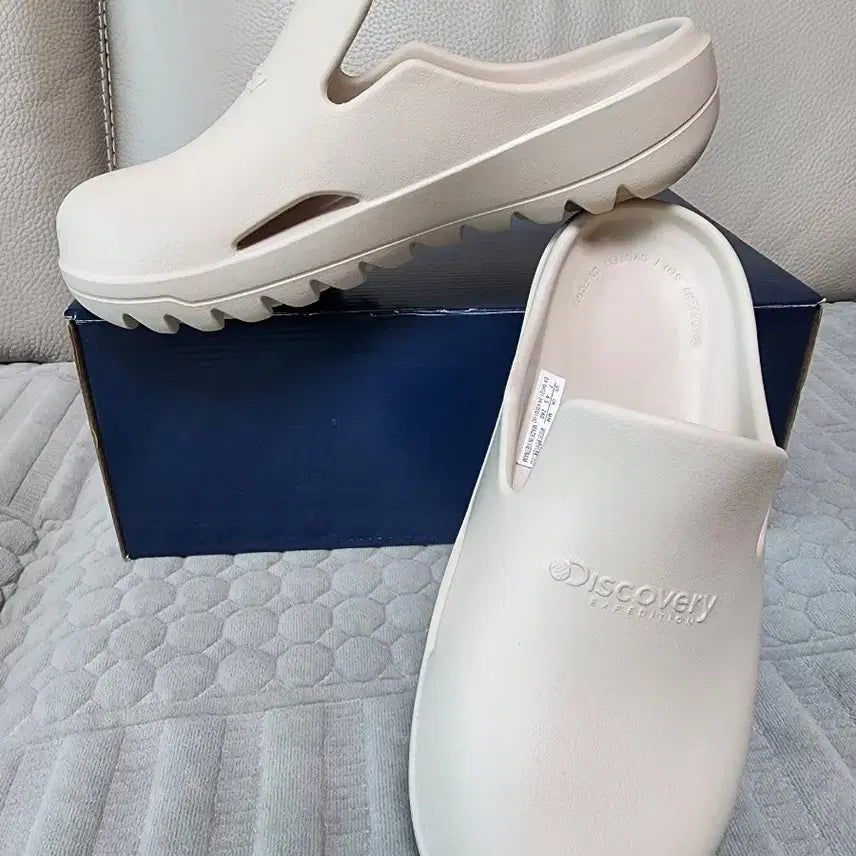 [BUNJANG] Discovery Expedition Tension Mule Slipper Sandals Beige 240 / 새상품) 남녀공용 디스커버리 정품 익스페디션 텐션 뮬 슬리퍼 샌들 240