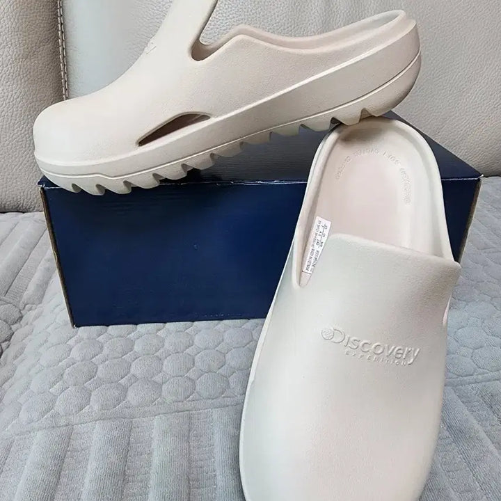 [BUNJANG] Discovery Expedition Tension Mule Slipper Sandals Beige 240 / 새상품) 남녀공용 디스커버리 정품 익스페디션 텐션 뮬 슬리퍼 샌들 240