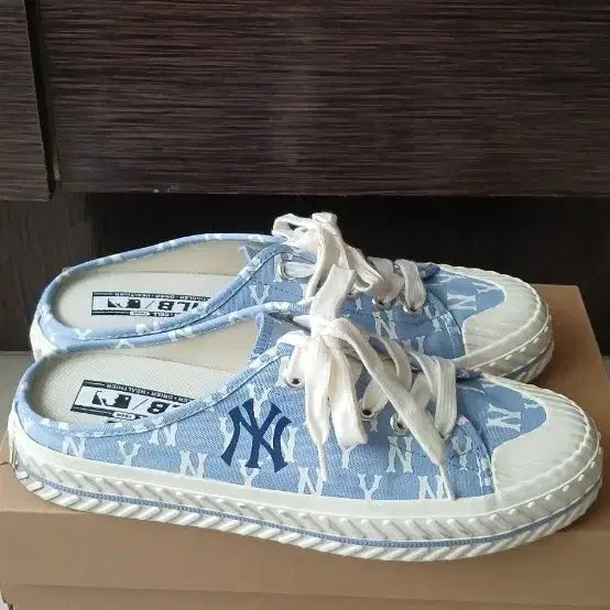 [BUNJANG] MLB Playball Mule Monogram New York Yankees Shoes (260mm) / MLB  플레이볼 뮬 모노그램 뉴욕 양키스(260mm)