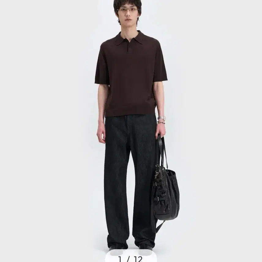 [BUNJANG] Bellier Summer All City Polo Brown Size 105 / 벨리에 썸머 올 시티 폴로 브라운 105 사이즈