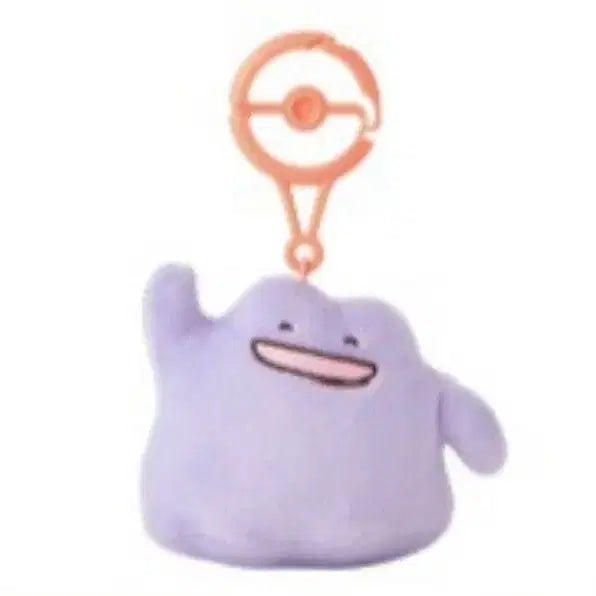 [BUNJANG] Pokemon Ditto Mascot Keychain (Cheerful Personality Ver.) / 포켓몬스터 메타몽 팝업, 명랑한 성격 메타몽 마스코트 키링