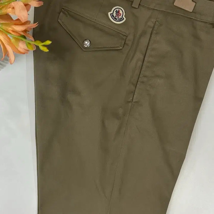 [BUNJANG] Moncler Chino Cotton Pants / 몽클레어 치노 코튼 팬츠 몽클레르 팬츠