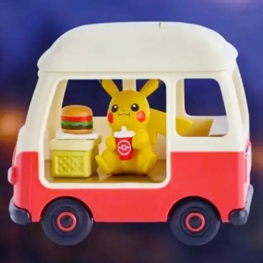 [BUNJANG] Lotte World Pikachu Camping Car Keyring / 롯데리아 포켓몬 캠핑카 피카츄 키링
