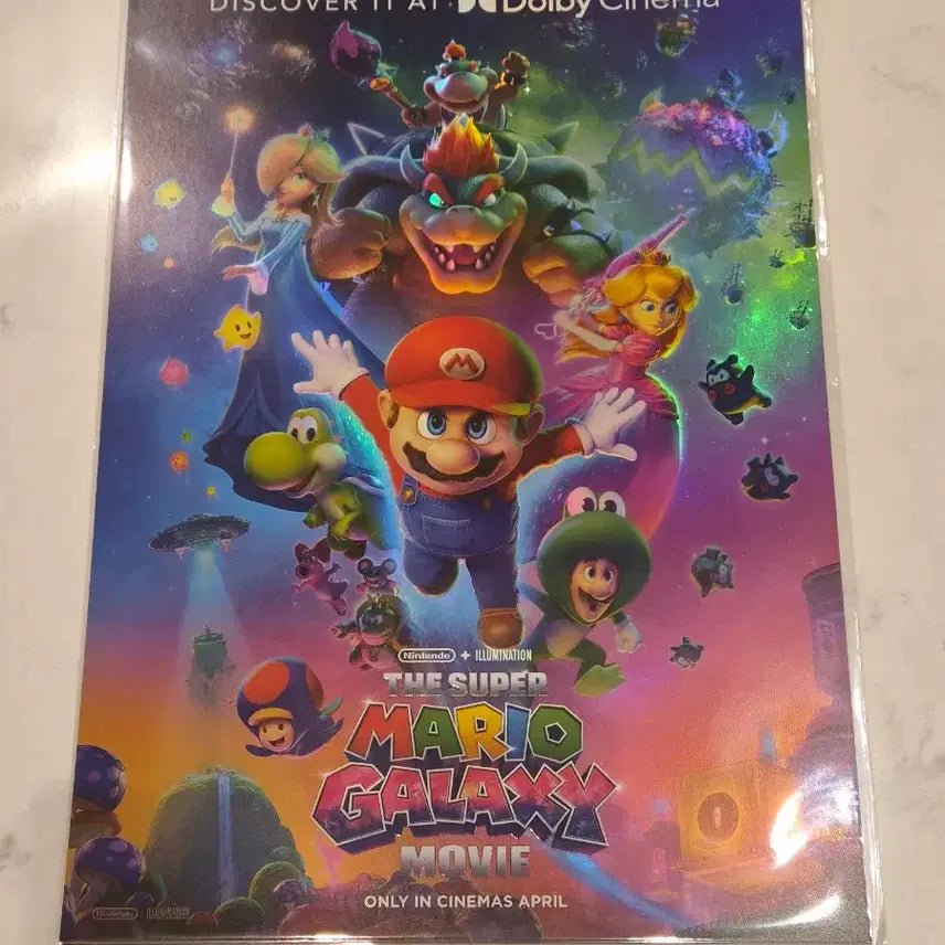 [BUNJANG] Super Mario Dolby Poster / 슈퍼마리오 돌비 포스터
