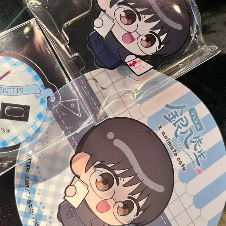 [BUNJANG] Gintama The Final Shinsengumi Shinpachi Mini Acrylic Stand Bundle Set / 일괄) 은혼 삼젯 애니메이트 카페 신파치 미니 아크릴스탠드