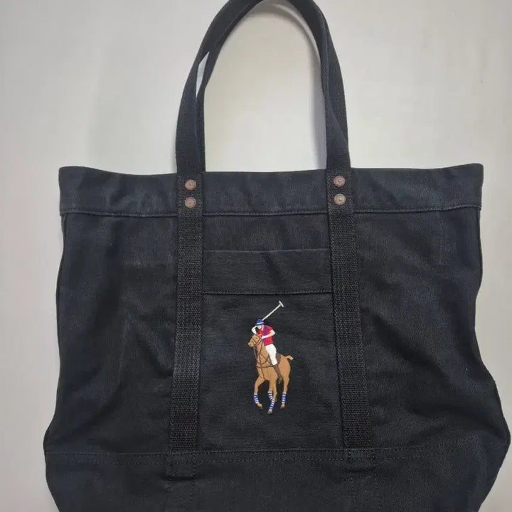 [BUNJANG] Polo Ralph Lauren Big Pony Canvas Tote Bag / 폴로 빅포니 캔버스 토트백