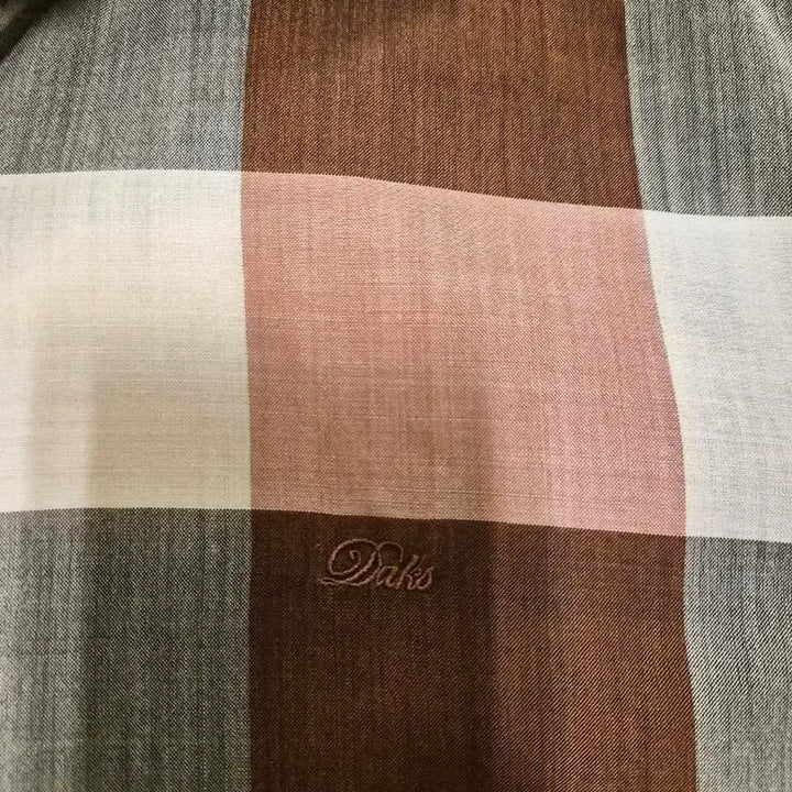[BUNJANG] Daks Check Short Sleeve Shirt Size 100 / 닥스 체크 반팔 셔츠100