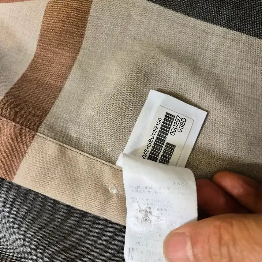 [BUNJANG] Daks Check Short Sleeve Shirt Size 100 / 닥스 체크 반팔 셔츠100