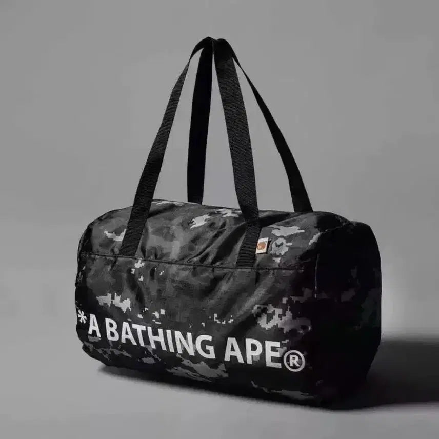 [BUNJANG] BAPE Magazine Supplement Camo Boston Bag Duffel Bag / 베이프 잡지부록 카모 보스턴백 더플백