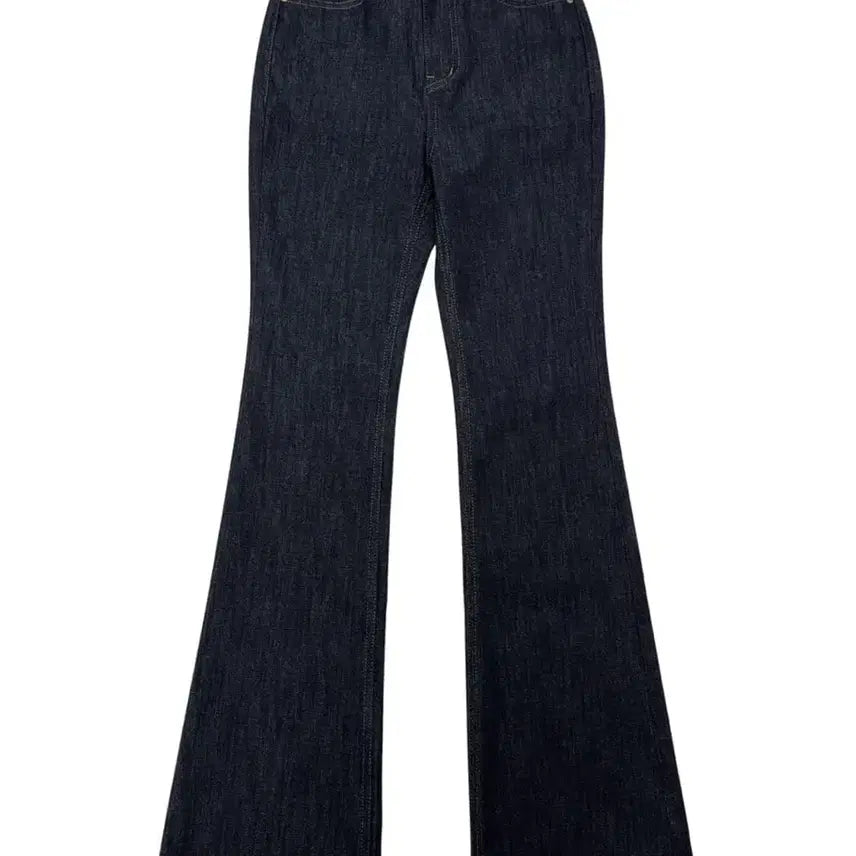 [BUNJANG] Fade Out Indigo Raw Denim "Bootcut" Jeans / 페일제이드 인디고 논페이드 생지 데님 부츠컷