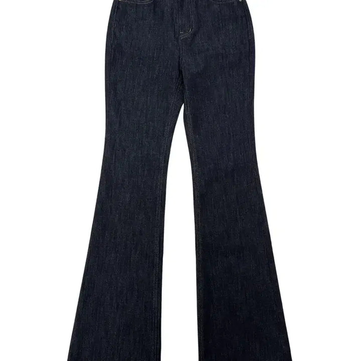 [BUNJANG] Fade Out Indigo Raw Denim "Bootcut" Jeans / 페일제이드 인디고 논페이드 생지 데님 부츠컷