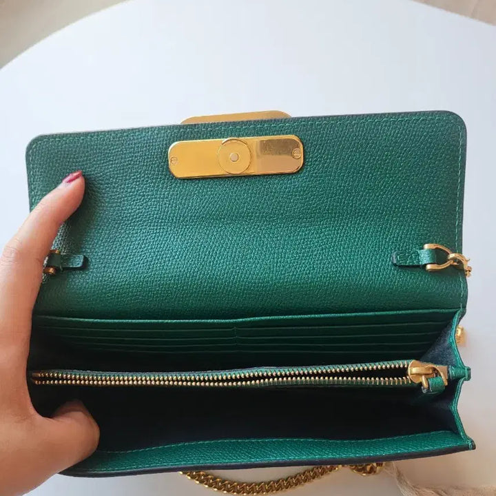 [BUNJANG] Valentino V Logo Chain Wallet / 발렌티노 v로고 체인 가방 풀세트