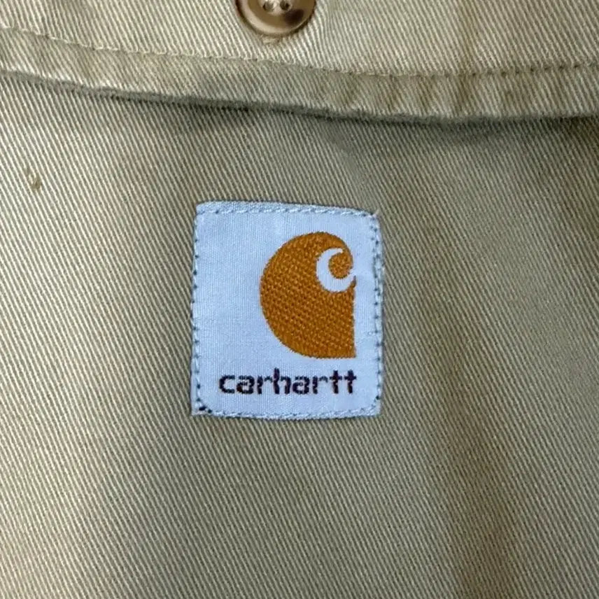 [BUNJANG] Carhartt Beige Short Sleeve Shirt XXL / 칼하트 베이지 반팔 셔츠 XXL