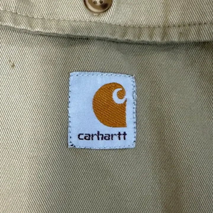 [BUNJANG] Carhartt Beige Short Sleeve Shirt XXL / 칼하트 베이지 반팔 셔츠 XXL