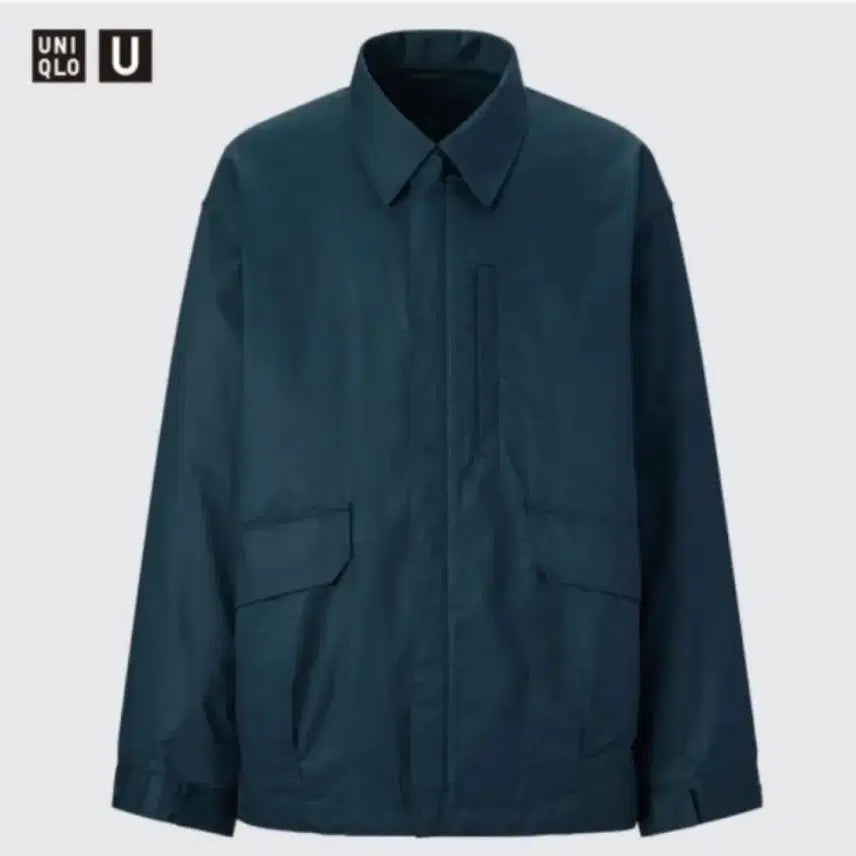 [BUNJANG] Uniqlo U Oversized Utility Jacket Green / [M]유니클로u 오버사이즈 유틸리티 자켓