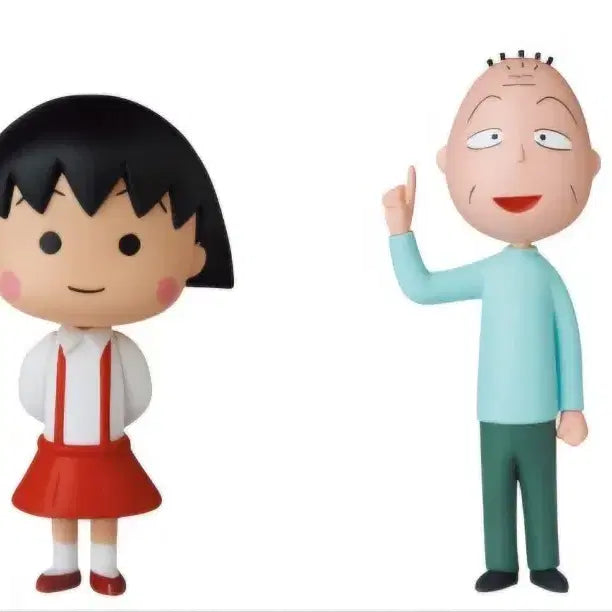 [BUNJANG] Chibi Maruko-chan Grandpa &amp; Maruko UDF Figure Set (2 Types) / 마루코는 아홉살 마루코+할아버지 UDF 641  피규어 2종 세트