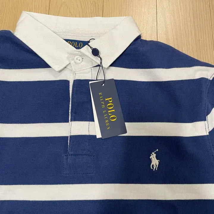 [BUNJANG] Polo Ralph Lauren Striped Rugby Shirt Navy L / [새제품] 폴로 랄프로렌 럭비티 스트라이프티 네이비 L