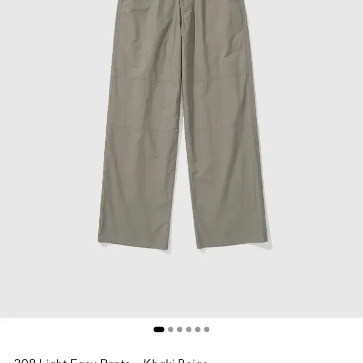[BUNJANG] My Library 308 Light Easy Pants Khaki Beige L / 마이라이브러리 308 라이트이지팬츠 카키베이지 L