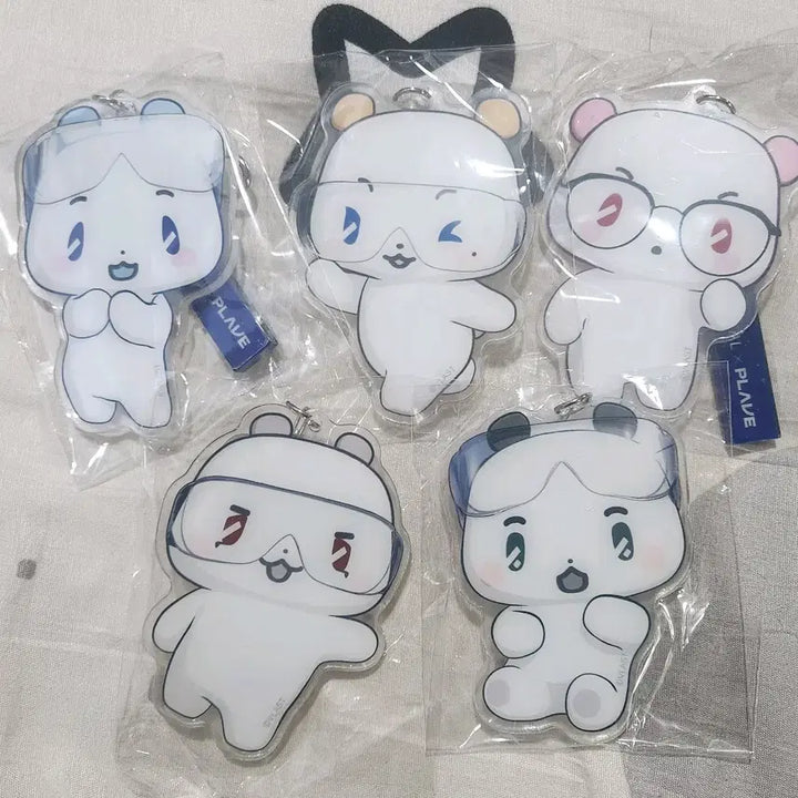 [BUNJANG] PLAVE MMemiMoo Medihill Keyring Set / 플레이브 므메미무 메디힐 키링 세트