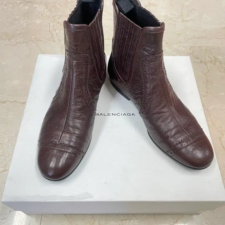 [BUNJANG] Balenciaga Brown Chelsea Boots FR35 / Balenciaga 정품 발렌시아가 브라운 첼시 부츠