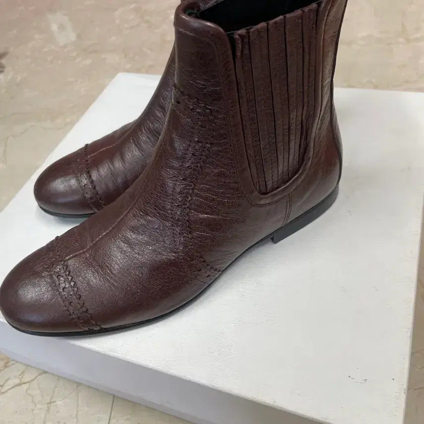 [BUNJANG] Balenciaga Brown Chelsea Boots FR35 / Balenciaga 정품 발렌시아가 브라운 첼시 부츠