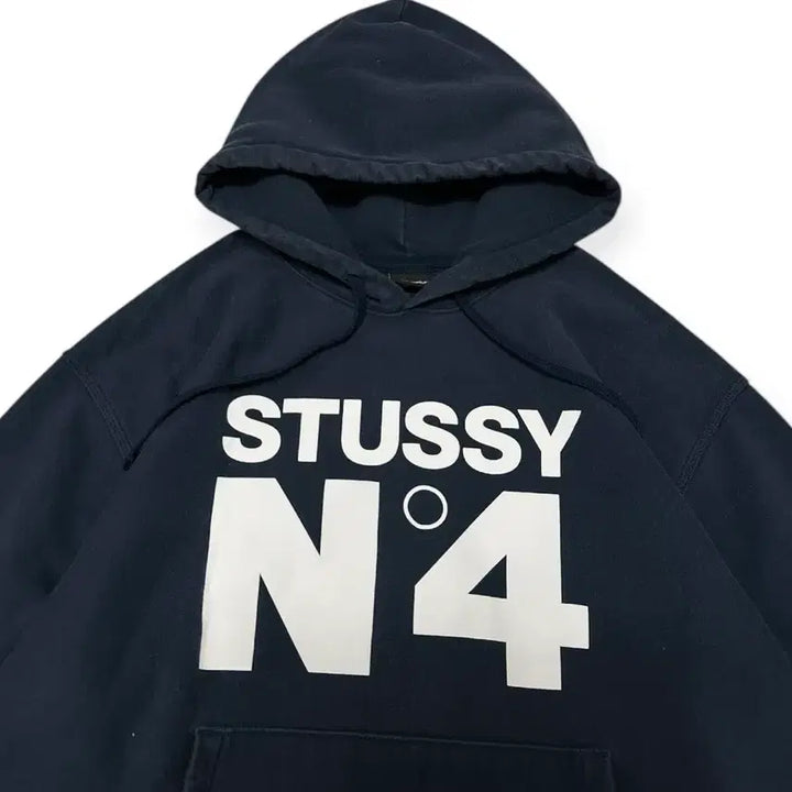 [BUNJANG] Stussy N4 Navy Hoodie XL / 스투시 N4 네이비 후드티