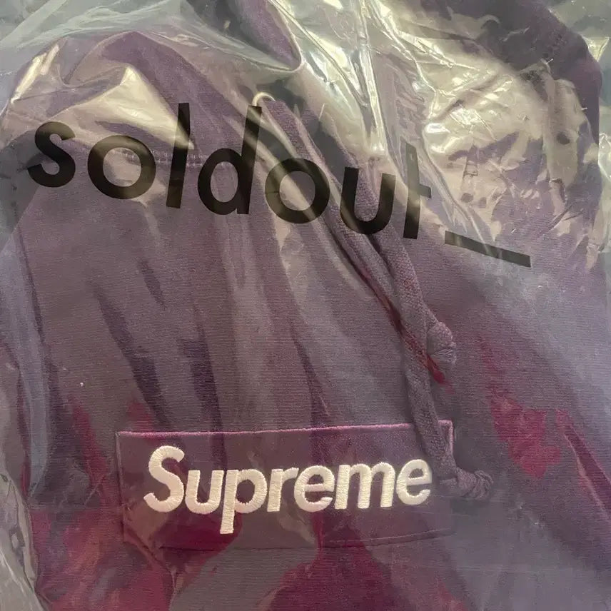 [BUNJANG] Supreme 23FW Box Logo Hoodie Purple / 슈프림 23FW 박스로고 후드 퍼플