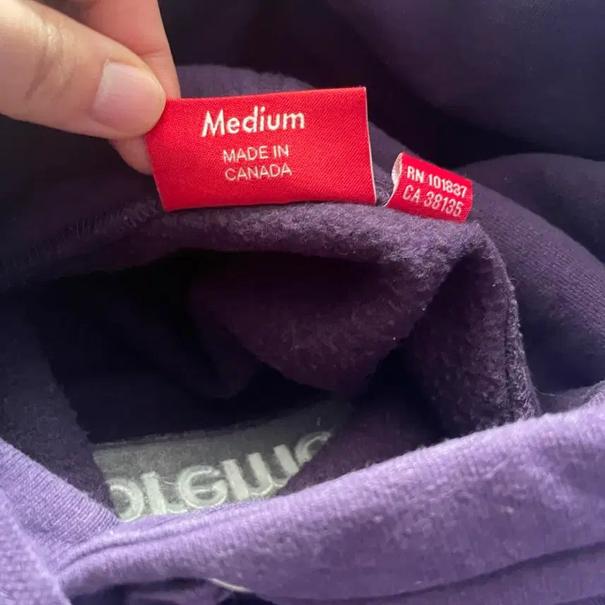 [BUNJANG] Supreme 23FW Box Logo Hoodie Purple / 슈프림 23FW 박스로고 후드 퍼플